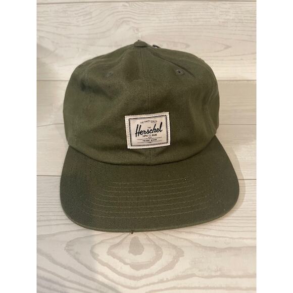 Herschel Supply Company Green Snapback Hat new with tags - Picture 1 of 6